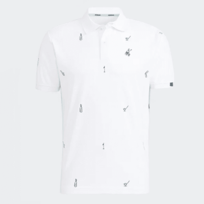 Adidas Aeroready Play Polo Shirt- White (HA0185)
