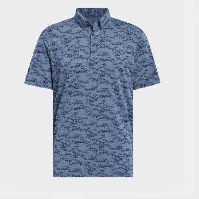 Adidas Go-To Printed Golf Polo Shirt (II7838)