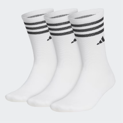 Adidas Crew Golf Socks 3 Pairs UK 8-11 (HS6061)