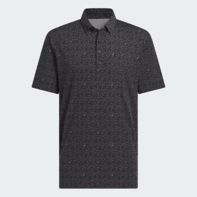 Adidas Black Ultimate365 Micro Argyle Polo Shirt(JL5274)
