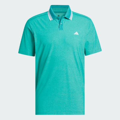 Adidas Green Ultimate365 Tour Twistknit Pique Polo Shirt(JL5381)