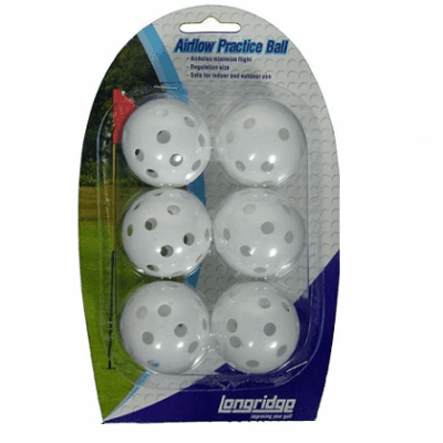 Longridge White Airflow Balls - 6 Pk