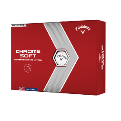 Callaway Golf Chrome Soft Golf Balls, (One Dozen)