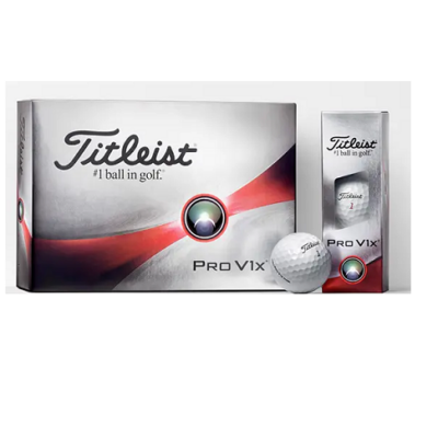 Titleist Pro V1x Golf Balls (One Dozen)