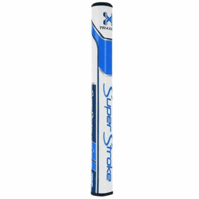 SuperStroke Traxion Tour 2.0 Golf Putter Grip (Blue / White)