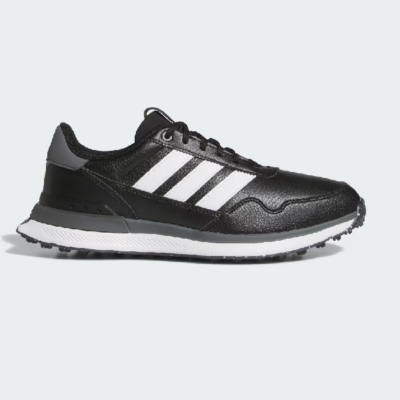 Adidas Black S2G 26 Leather Spikeless Golf Shoes  (JQ9315)