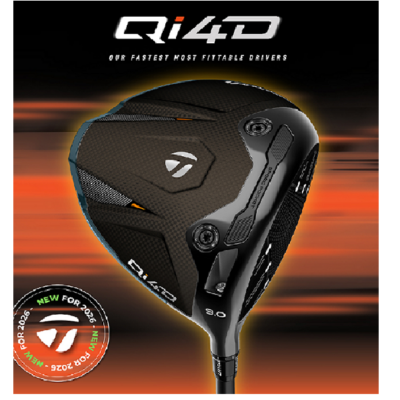 TaylorMade Qi4D Men's Golf Package (Men Graphite / Graphite) - Regular Flex