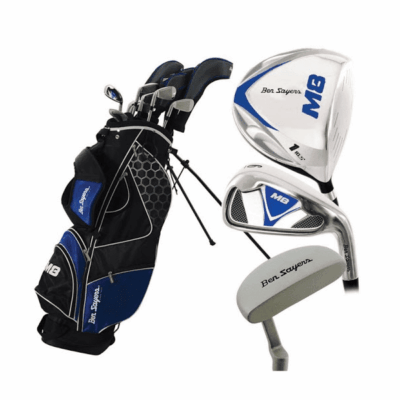 Ben Sayers M8 LH Men's Package Set (Steel/Graphite) Black / Blue