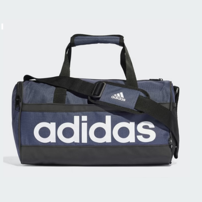 Adidas Essentials Linear Duffel Bag - Navy/ White (HR5346)