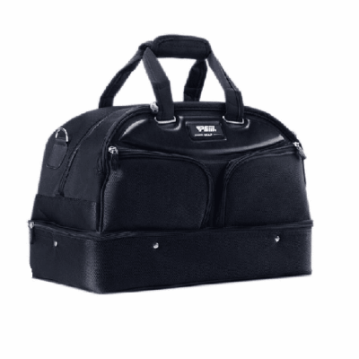 PGM Boston Holdall with Shoe Compartment  (Black / Black)