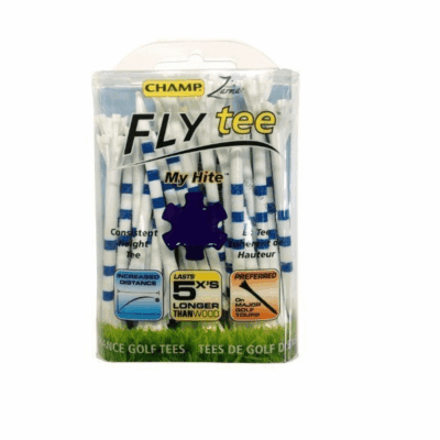 Champ Zarma My Hite Fly Golf Tees (83mm) (Pack of 30 (Blue/White)