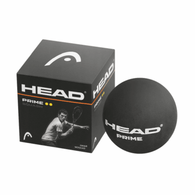 HEAD Prime Double Dot Yellow Squash Ball (1 Pc)