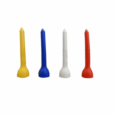 Plastic Tees Pack - Iron (39mm) (Pack of 10)