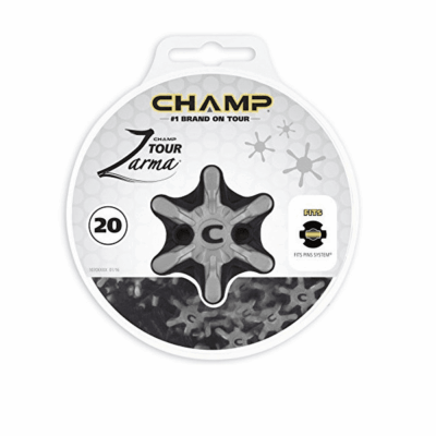 Champ Zarma Tour Golf Spikes ( PINS System) - 20 Pack
