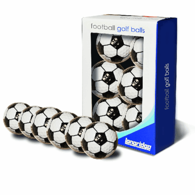 Football Golf Balls - Pack of 6