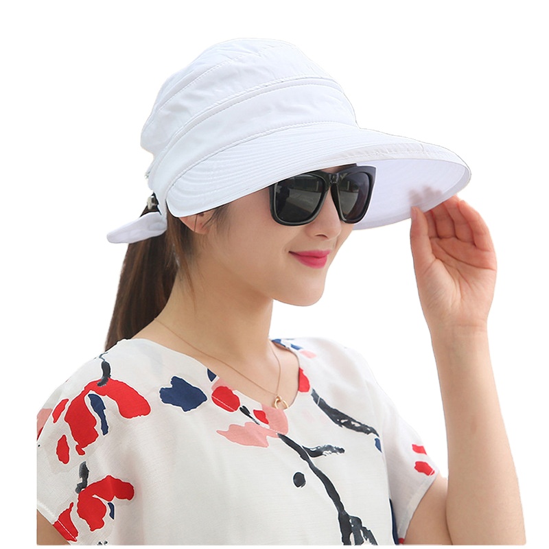 Ladies Summer Hat - White - Image 2
