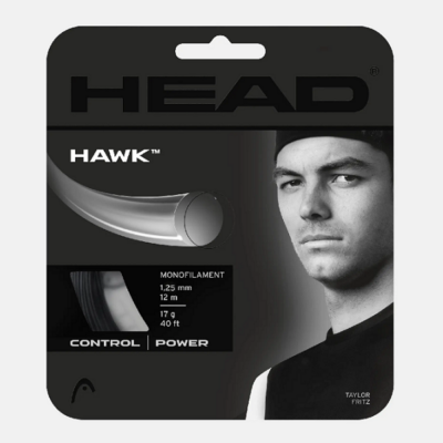HEAD Hawk Tennis String (Black)