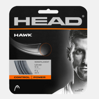 HEAD Hawk Tennis String (Grey)