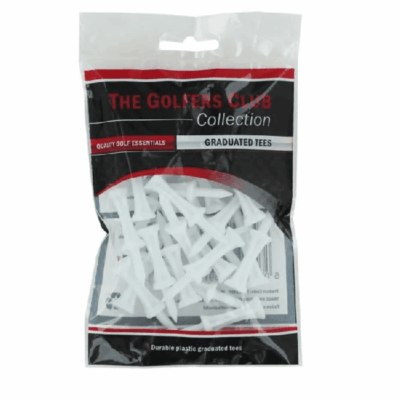 The Golfers Club Golf Castle Tees Pack - White (31mm)  (Pack of 25)