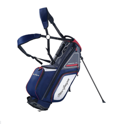 MacGregor Principal 9.5" Golf Bag / with Stand (Navy/Grey/Red)