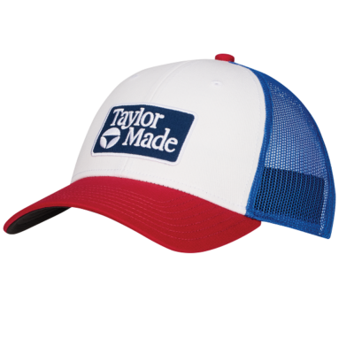 TaylorMade Radar Trucker Hat (Red/White/Blue)
