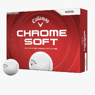 Callaway Golf Chrome Soft Golf Balls, (One Dozen)