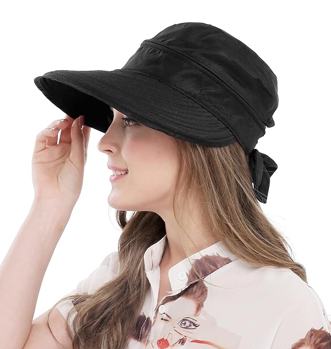 Ladies Summer Hat - Black - Image 2