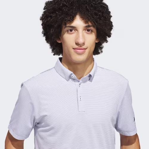 Adidas Ultimate365 Pencil Stripe ClimaCool Polo Shirt (KB1363) - Image 3