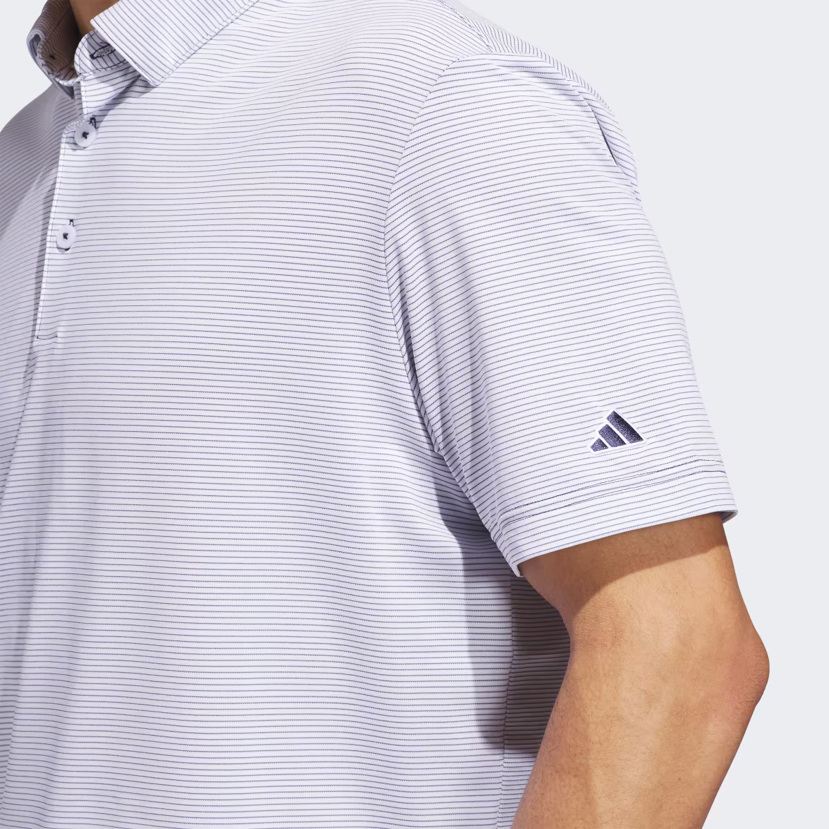Adidas Ultimate365 Pencil Stripe ClimaCool Polo Shirt (KB1363) - Image 2