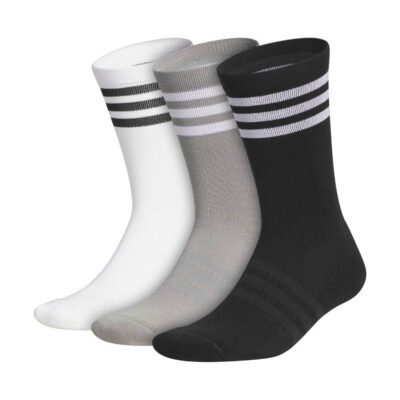 Adidas Performance Crew socks White/Grey/black (KS2134) - Size UK 5.5-8